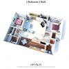 The Meadowlark: Two Bedroom Two Bath - 1,074SqFt